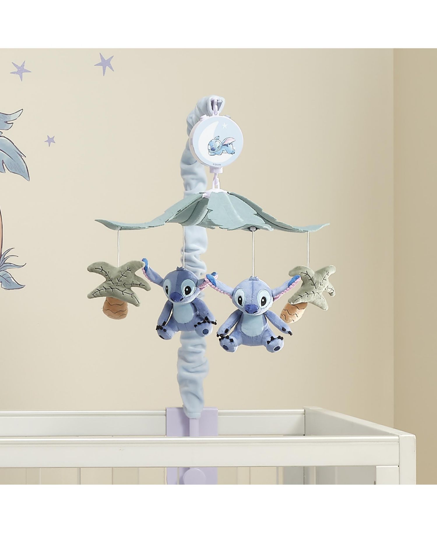 Disney Stitch Musical Baby Crib Mobile Soother Toy