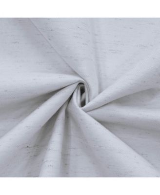 Ventura Tab Top Window Curtain Panel Pair 52" x 63", White