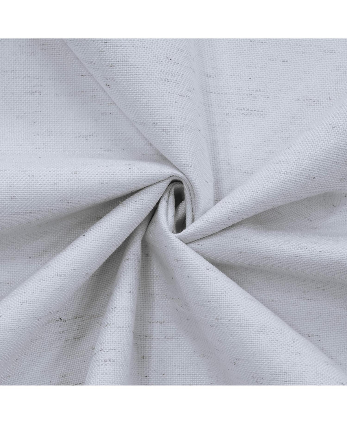 ThermaPlus Ventura Tab Top Window Curtain Panel Pair 52" x 63", White