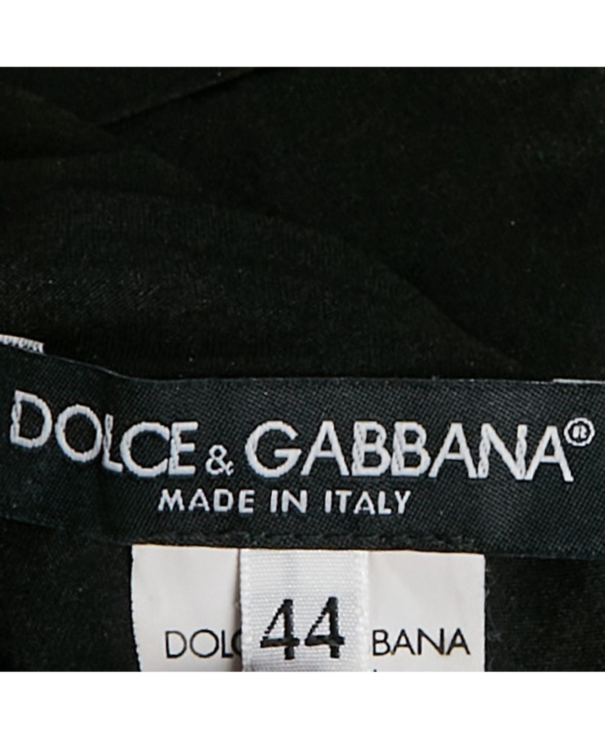 Pre-Owned Dolce & Gabbana Women's Black Lace And Polka Dot Print Silk Mini Dress