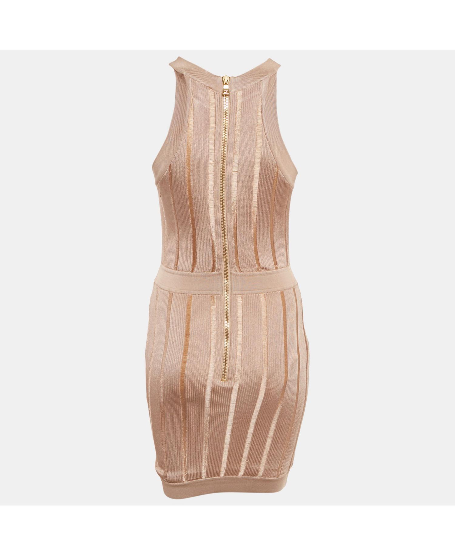 Women's Beige Knit Dress