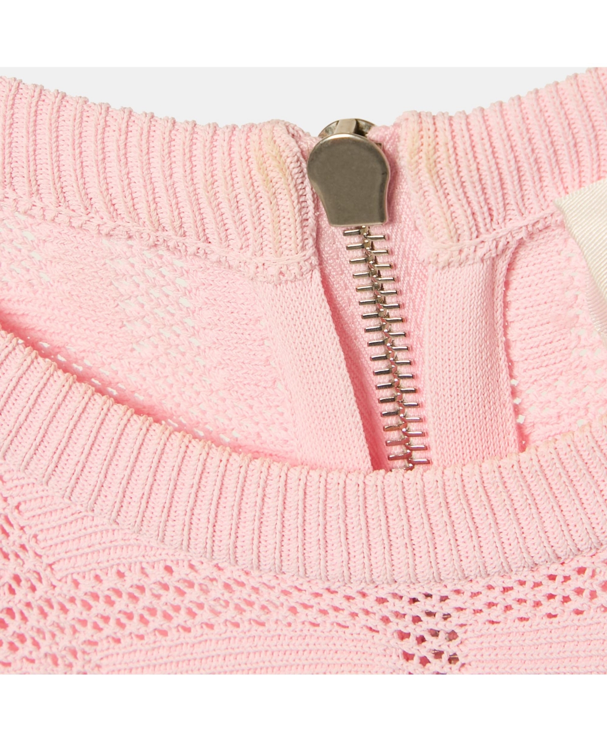 Pre-Owned Givenchy Women's Pink Monogram Knit Short Flared Dress