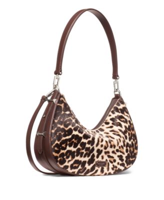 Liv Medium Downtown Leopard Convertible Shoulder Bag