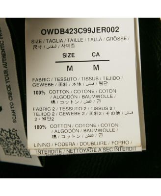 Women's Black Cotton Knit Hooded Mini Dress