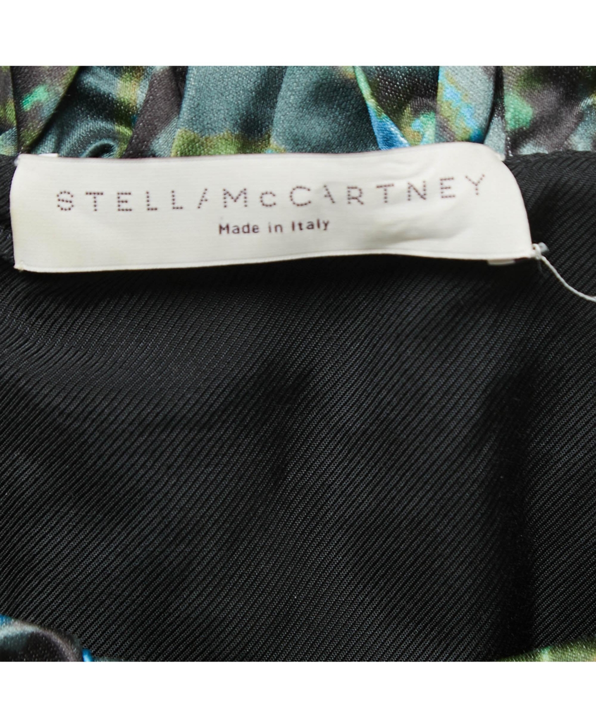 Pre-Owned Stella Mccartney Women's Multicolor Paisley Printed Satin Midi Dress