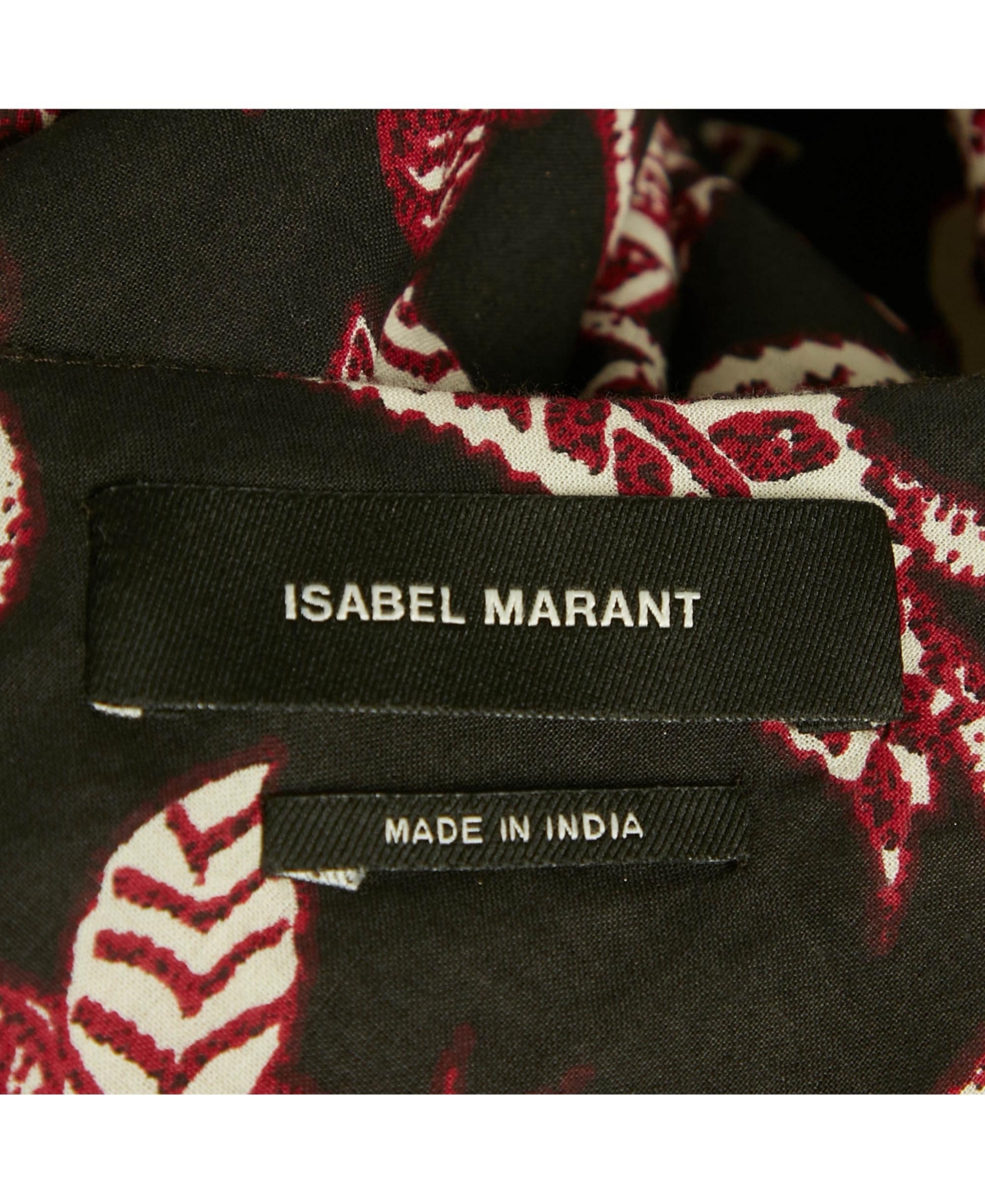 Pre-Owned Isabel Marant Women's Brown Floral Print Cotton One Shoulder Mini Dress