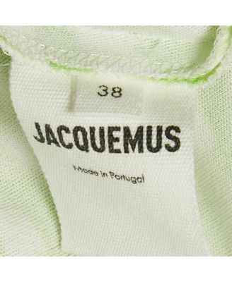 Women's Green Checkered Print Jersey La Robe Nodi Midi Dress