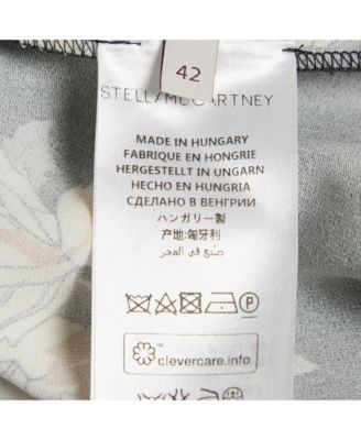 Women's Navy Blue Printed Crepe Asymmetric Mini Dress