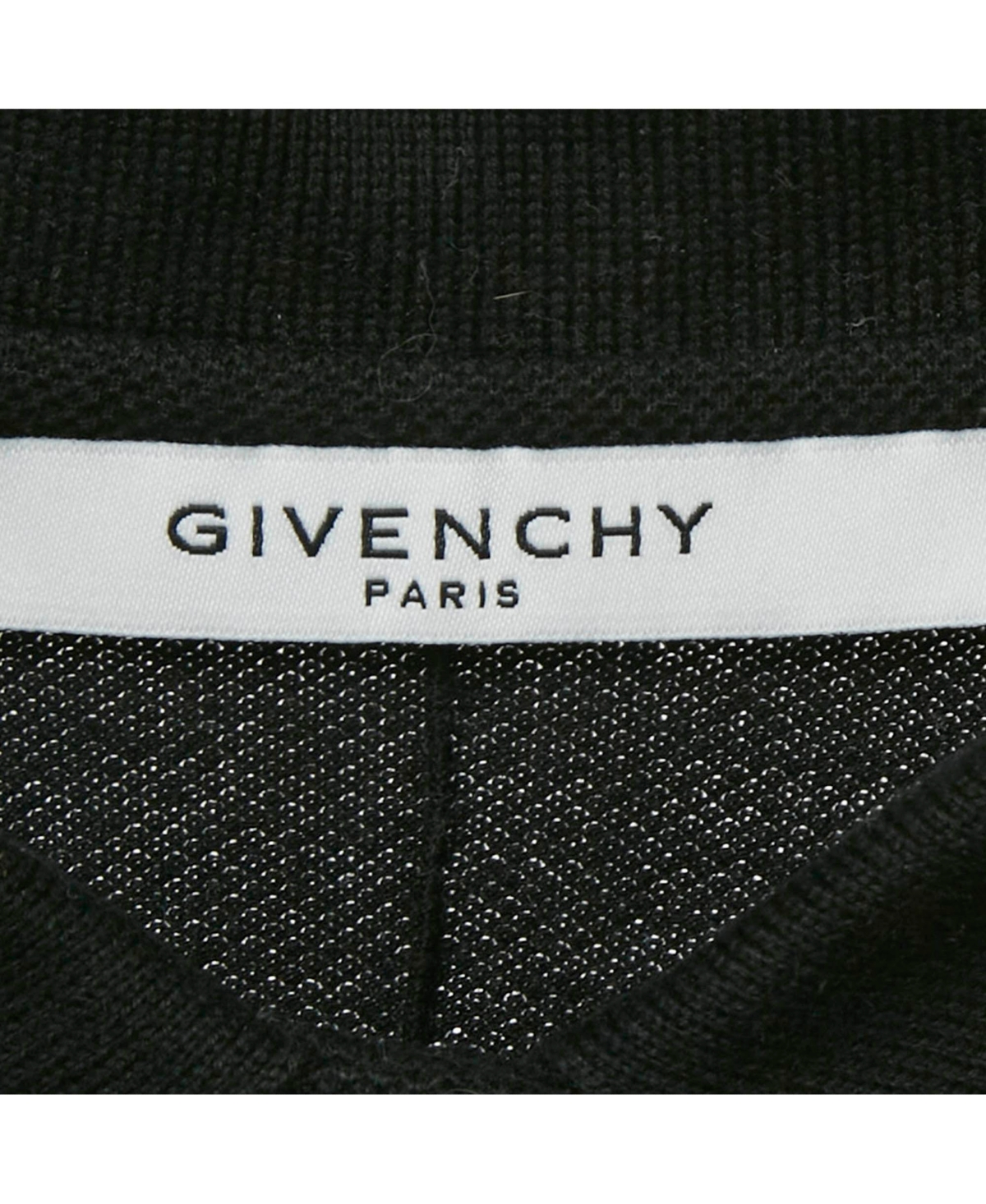 Pre-Owned Givenchy Women's Black Stars Applique Pique Polo Dress