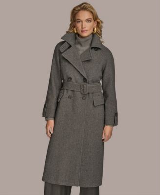 Women's Double-Breasted Belted Wrap Coat