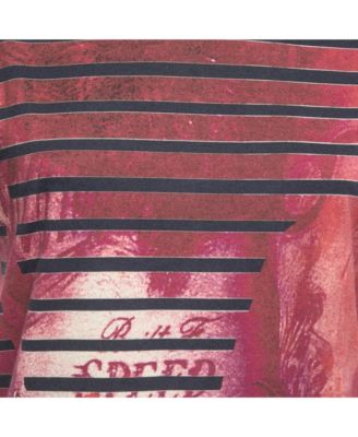 Women's Jeans Couture Pink All-Over Print Stretch Cotton Short Sleeve T-Shirt