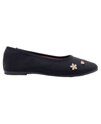 Girls' 1-13 Sparkly Slip-On Ballet Flats