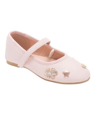 Girls' Toddler 5T-10T Shimmer Charms Flats