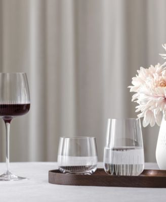 Afina Stemless Wine Glasses, Set of 4