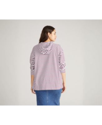 Women's Baja Breton Stripe Hoodie