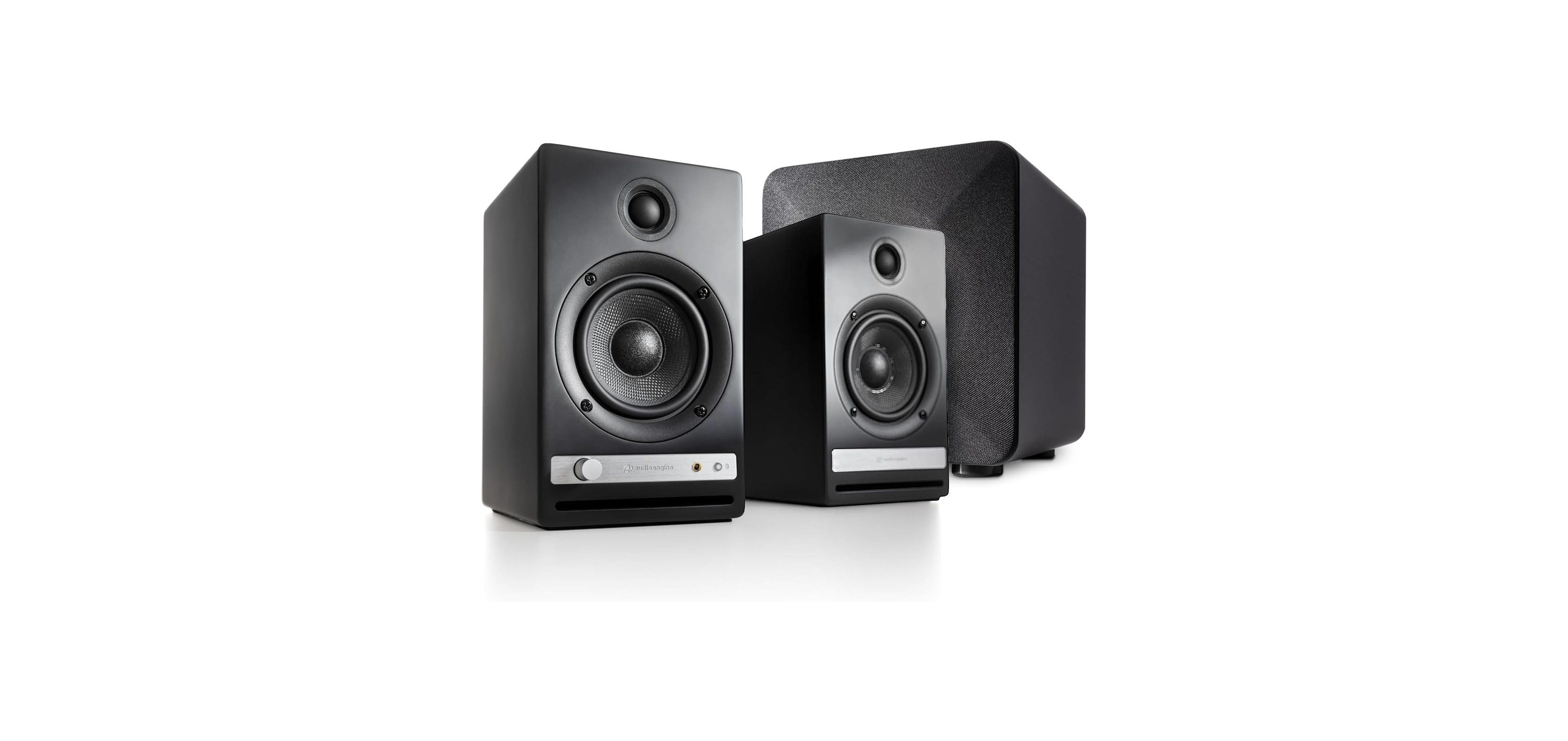 Audioengine HD4 Wireless Bookshelf Speakers with S6 Subwoofer