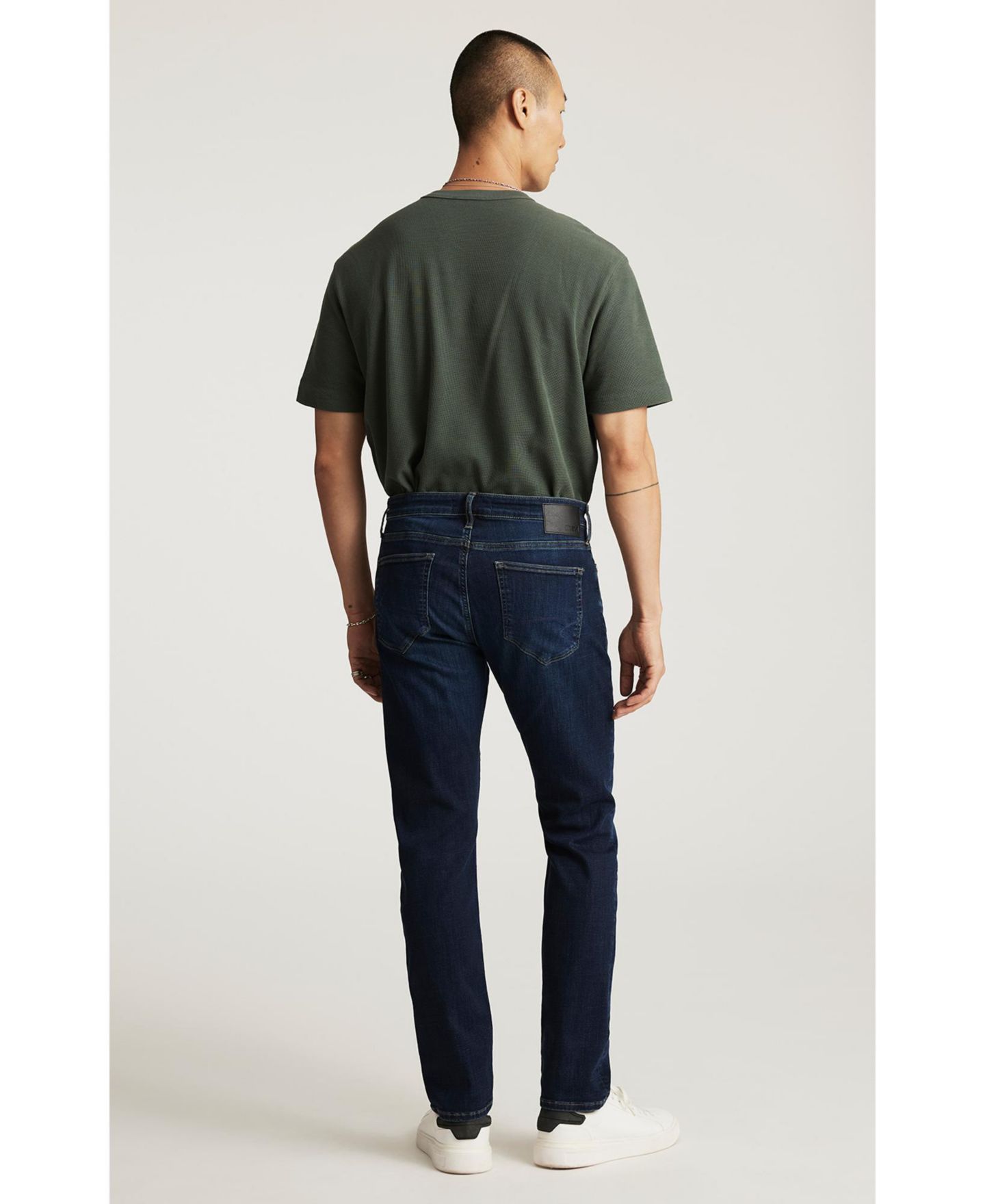 Мужские джинсы Mavi Jeans Jake Slim Leg In Midnight Brushed Feather Denim, цвет: Полуночный синий — фото 3