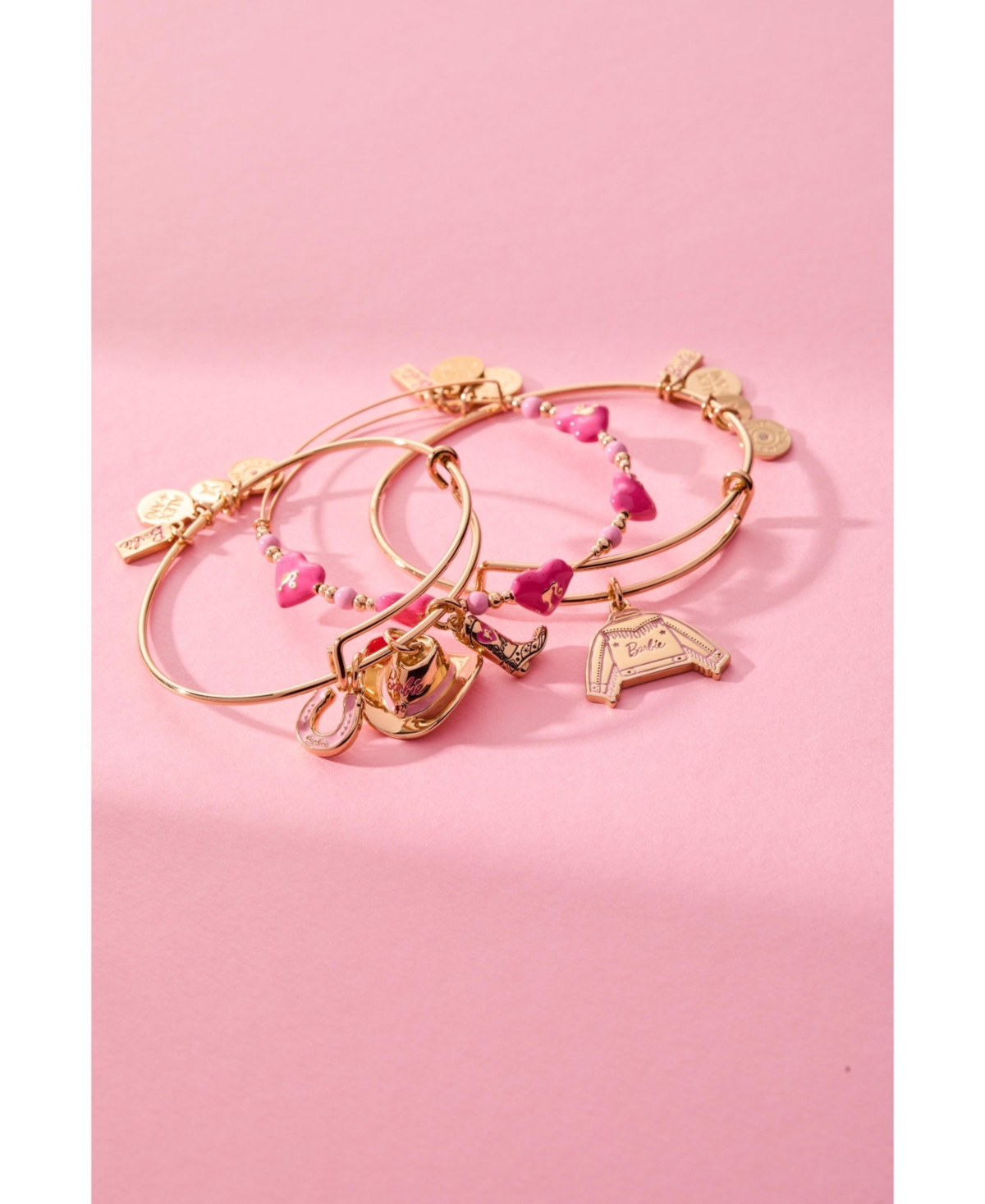 Barbie Western Trio Charm Bangle Bracelet
