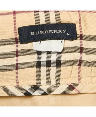 Women's Beige Cotton Jacquard Mini Wrap Skirt