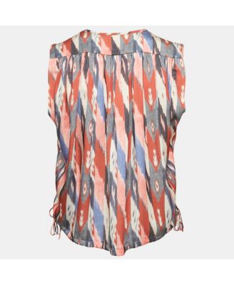 Women's Etoile Satin Print Sleeveless Top
