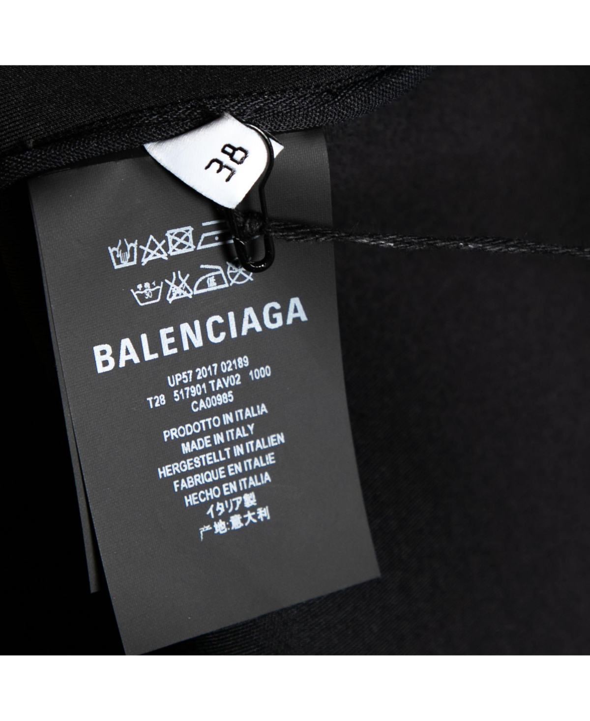 Pre-Owned Balenciaga Women's Black Perforated Neoprene Piaf Top