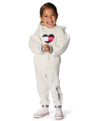 Girls' 4-6X Oversized Hoodie and Graphic Print Joggers, 2-Piece Set