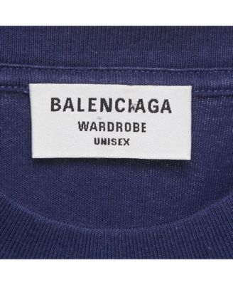 Women's Ink Blue Logo Print Cotton Crew Neck T-Shirt