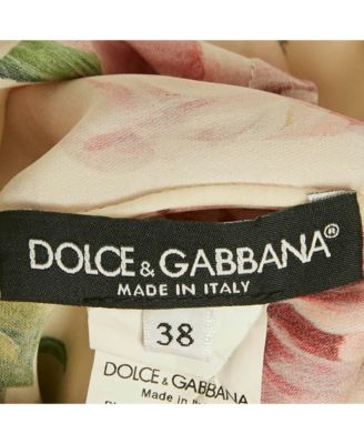 Women's White Floral Printed Silk Satin Top