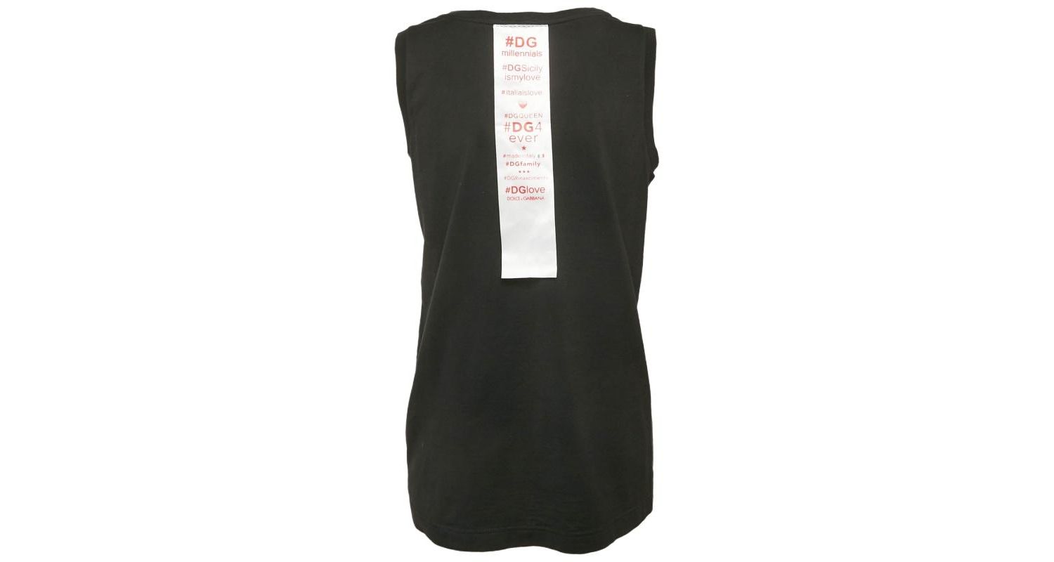 Women's Printed Jersey Millennials Sleeveless T-Shirt