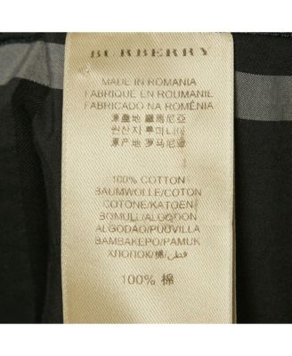 Women's Monochrome Checkered Cotton Shirt