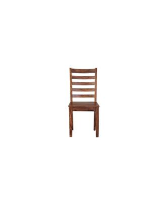 Sonora Solid Sheesham Wood Dining Chair, Brown