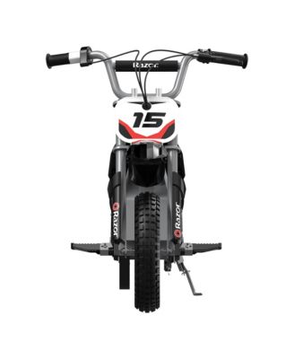 MX400 Dirt Rocket 24V Electric Toy Motocross Motorcycle Dirt Bike, Black