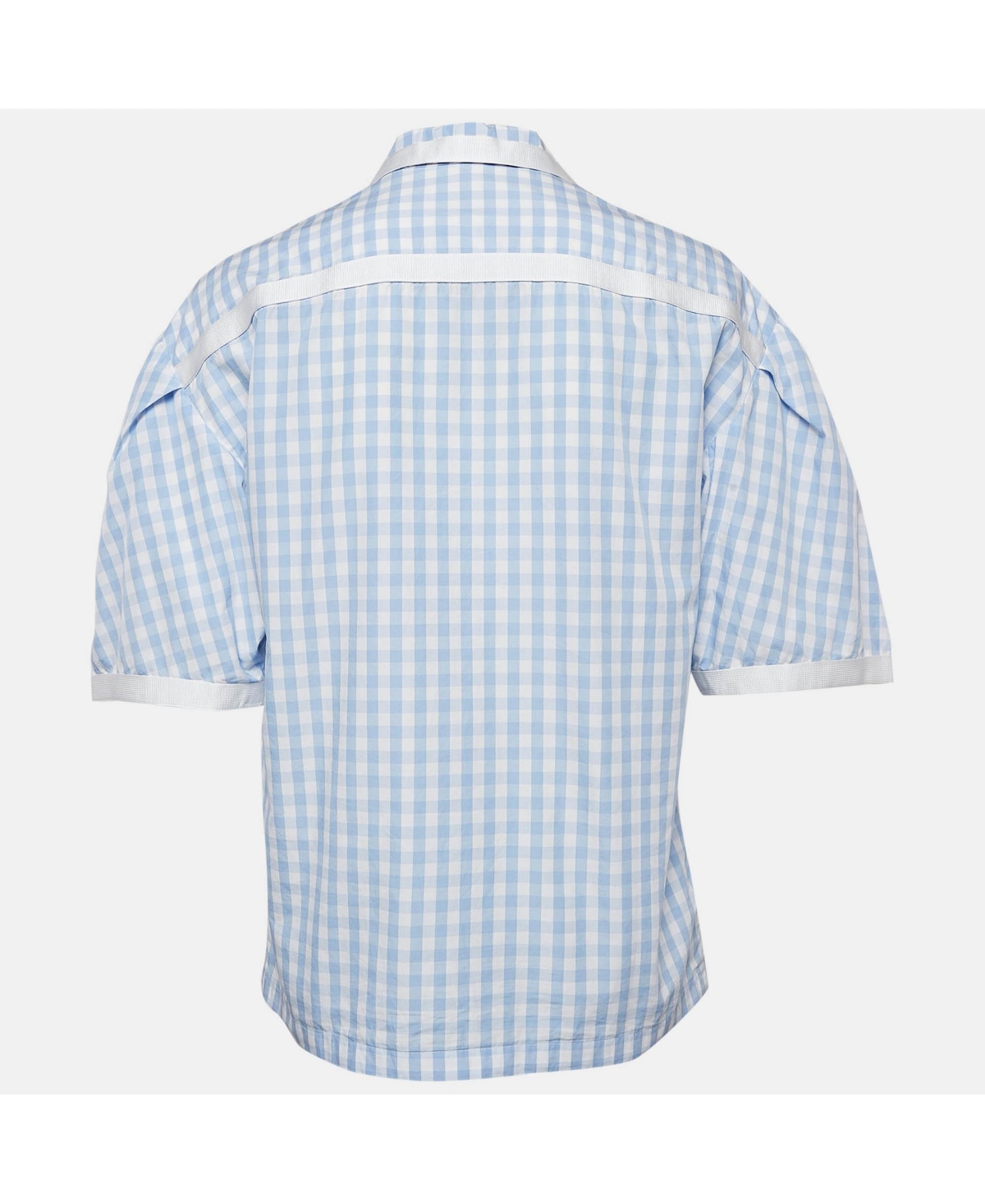 Pre-Owned Burberry Women's Beige Silk Buttoned A-Line Sleeveless Shirt Blouse