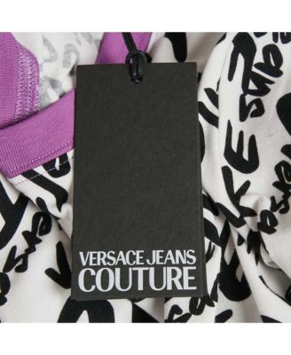 Women's Jeans Couture Logo Brush Print Cotton Crew Neck T-Shirt