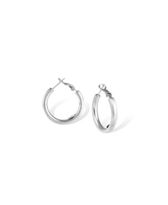 Retro Chic Retro Small Hoop Earrings - Silver 41$