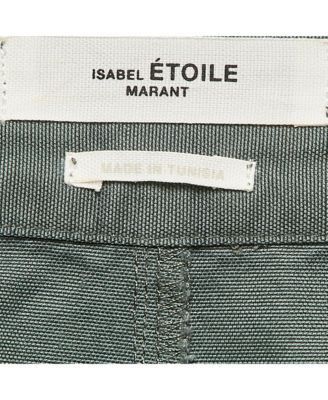 Women's Etoile Green Cotton Shorts