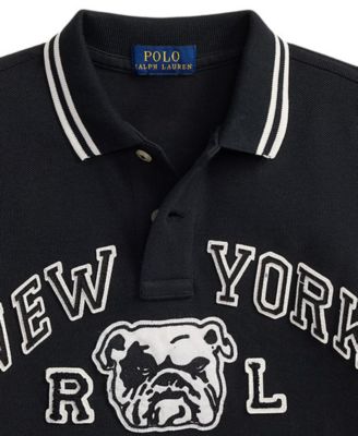 Boys' 2-7 Cotton Mesh Graphic Polo Shirt