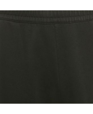 Men's Black Logo Applique Cotton Jogger Pants