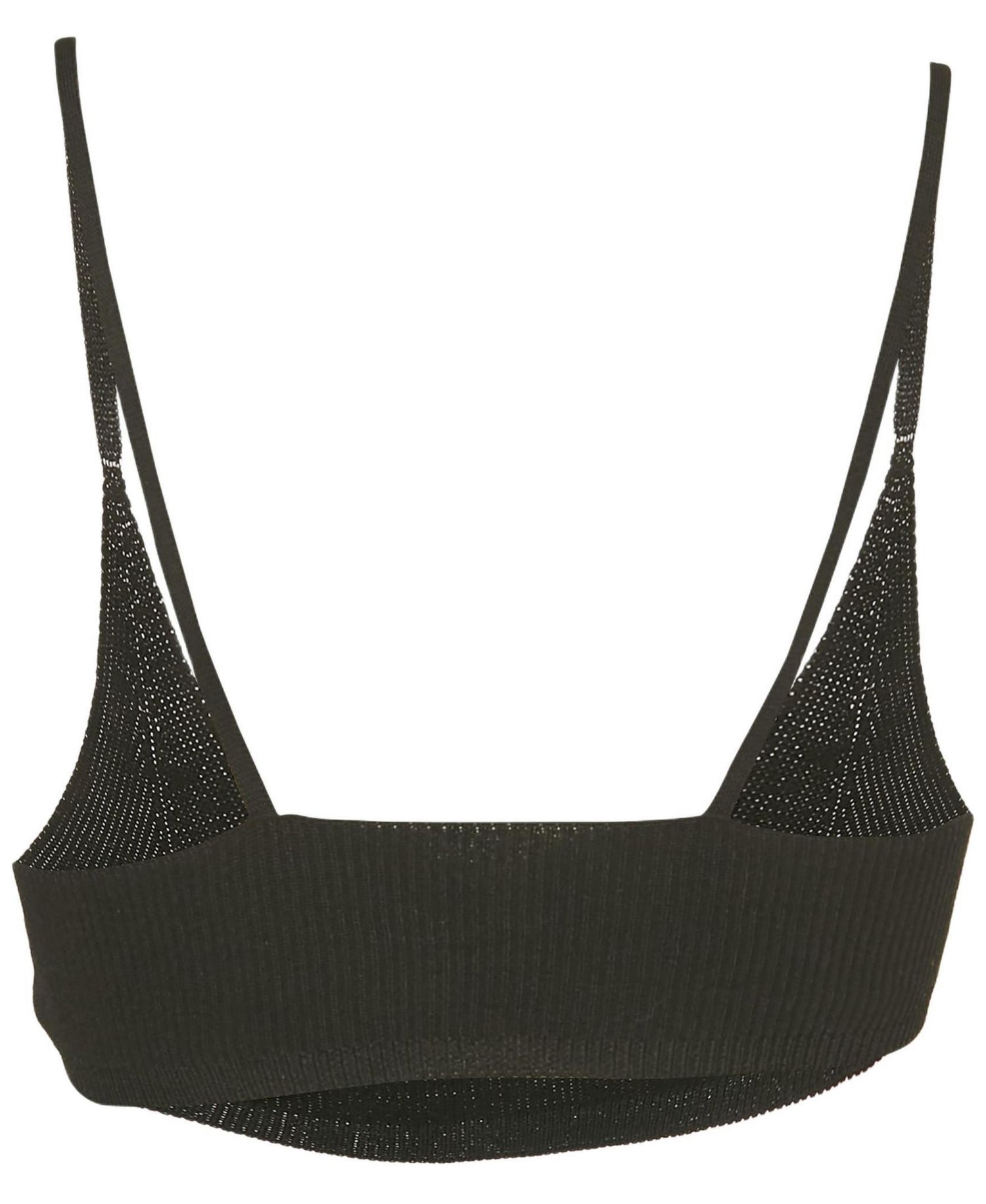 Women's Rib Knit Le Bandeau Bralette Top