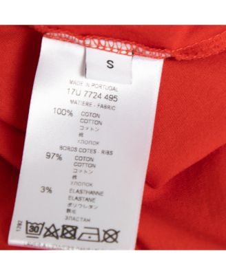 Women's Cotton Star Appliqued Short Sleeve T-Shirt