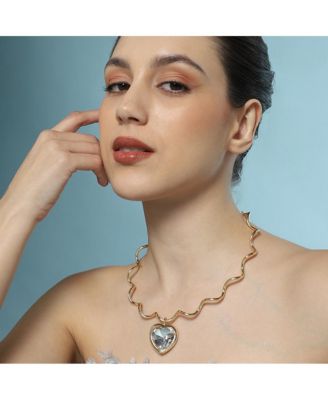 Women's The Coil-Coeur Collar Necklace - California Gold