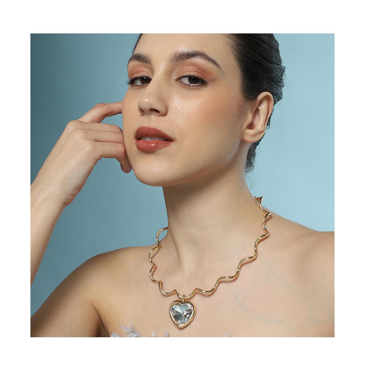 Women's The Coil-Coeur Collar Necklace - California Gold