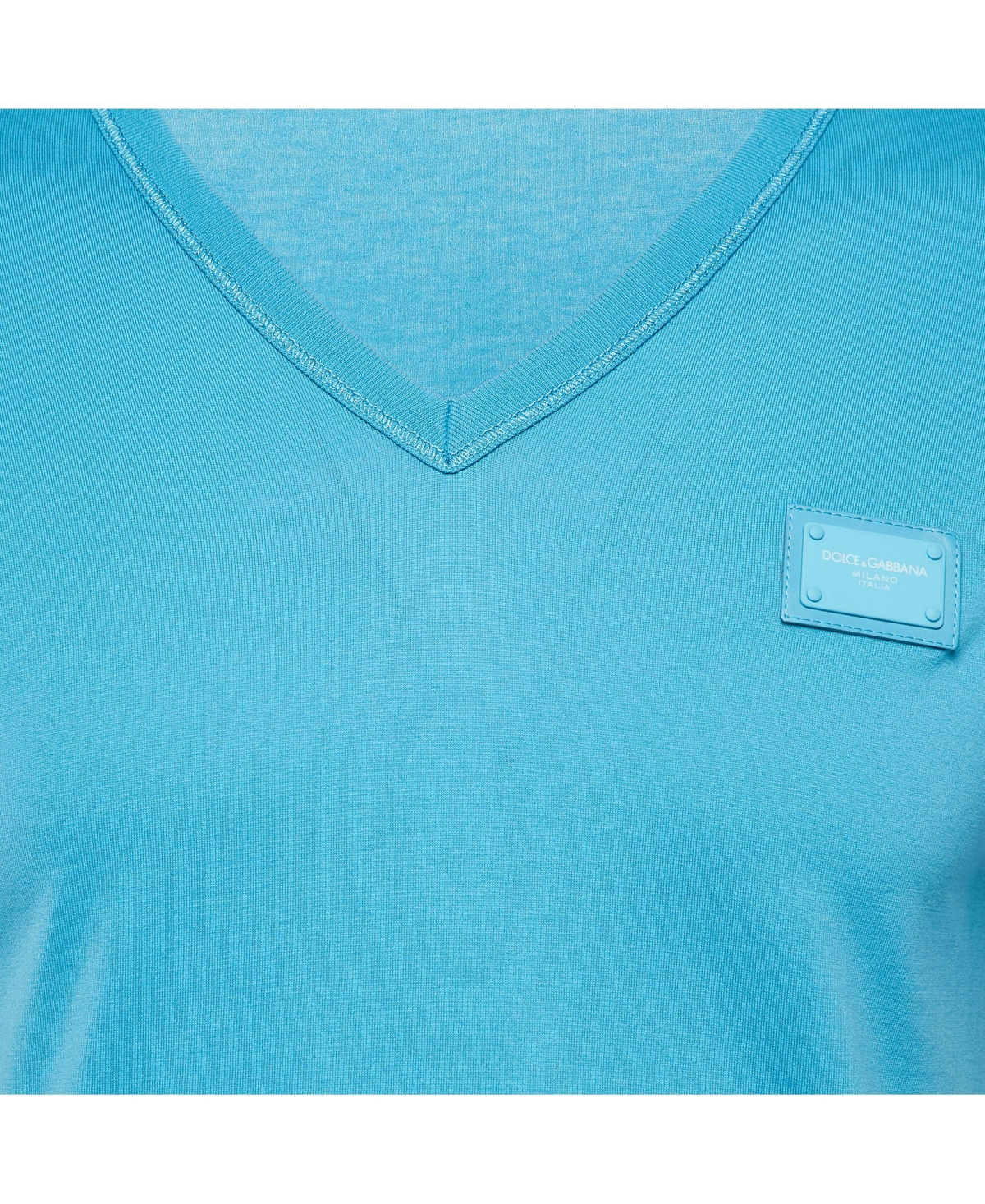 Pre-Owned Dolce & Gabbana Men's Cotton V-Neck T-Shirt