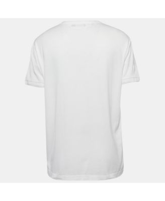 Men's Logo Plaque Jersey Crew Neck T-Shirt