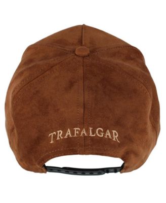 Men's Traflagar's Faux Suede 5 Panel Cap with Braided Rope