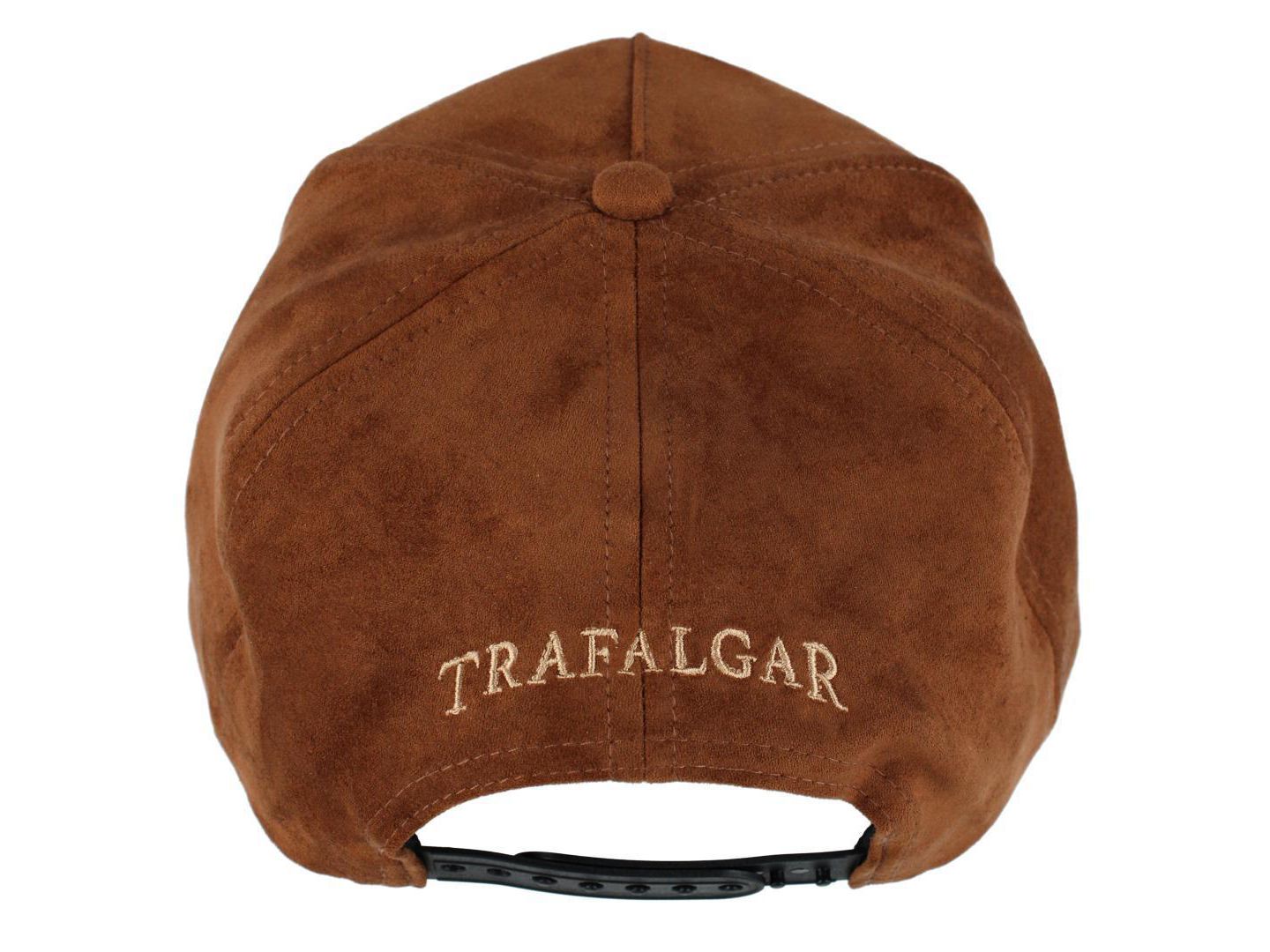 Мужская кепка TRAFALGAR Traflagar's Faux Suede 5 Panel with Braided Rope, цвет: Коньячный — фото 2