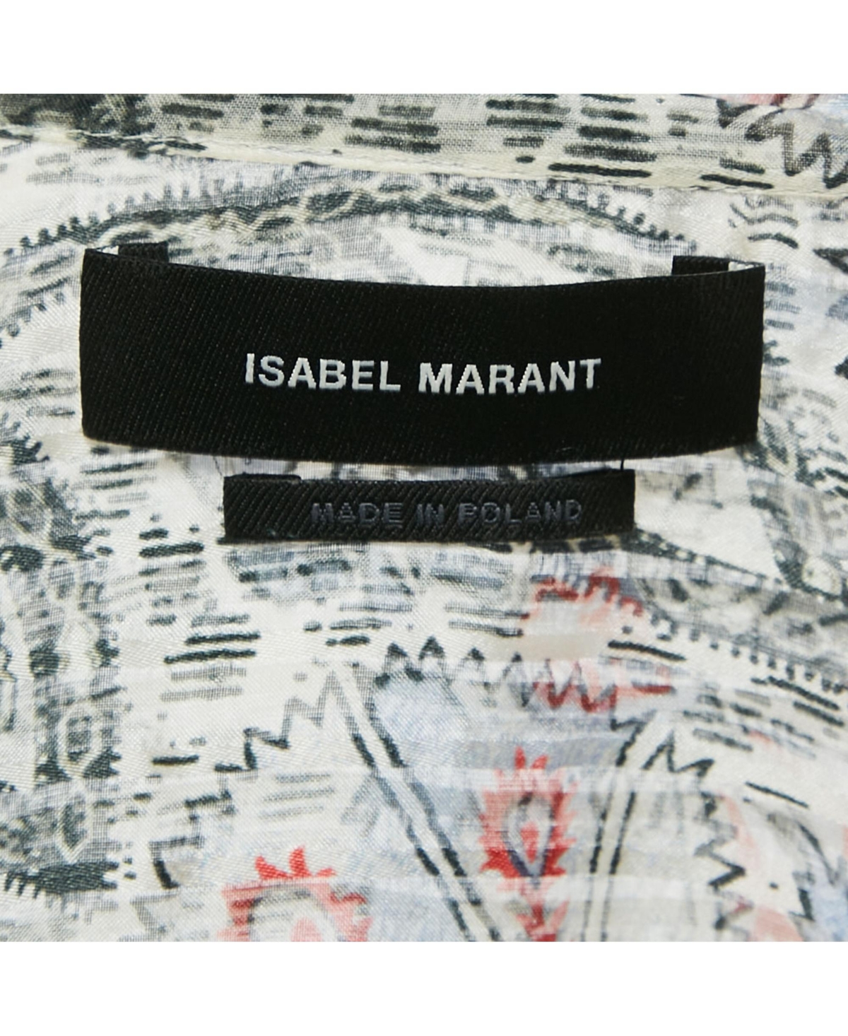 Pre-Owned Isabel Marant Women's Printed Silk Blouse