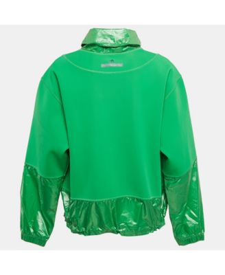 Women's Black Studded Logo Cotton Knit Oversized Sweatshirt