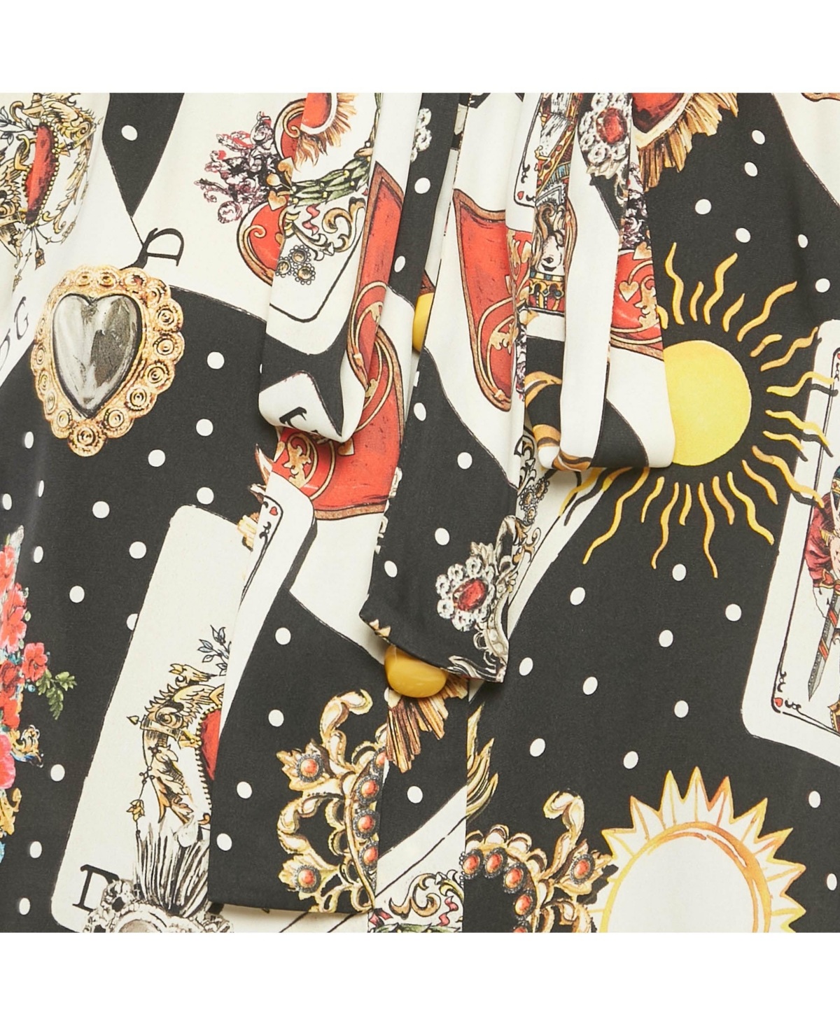 Pre-Owned Dolce & Gabbana Women's Printed Silk Blouse