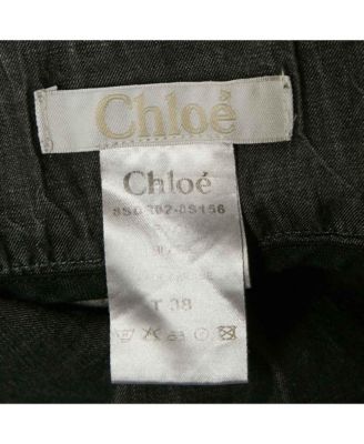 Women's Dark Grey Cotton Tie-Up Dungaree